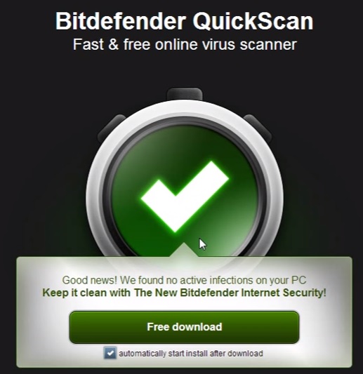 สแกนไวรัสออนไลน์ Bitdefender7